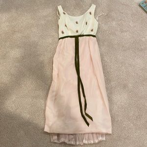 60s pink and white vintage dress